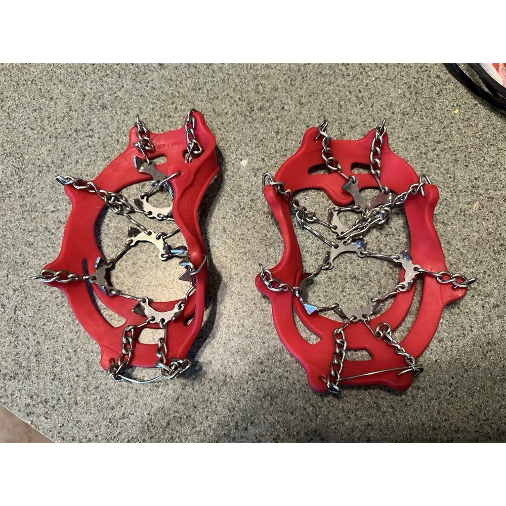 Kahtoola Microspikes Footwear Traction Crampons Size M Unisex Hiking Ice Trail - Picture 3 of 3